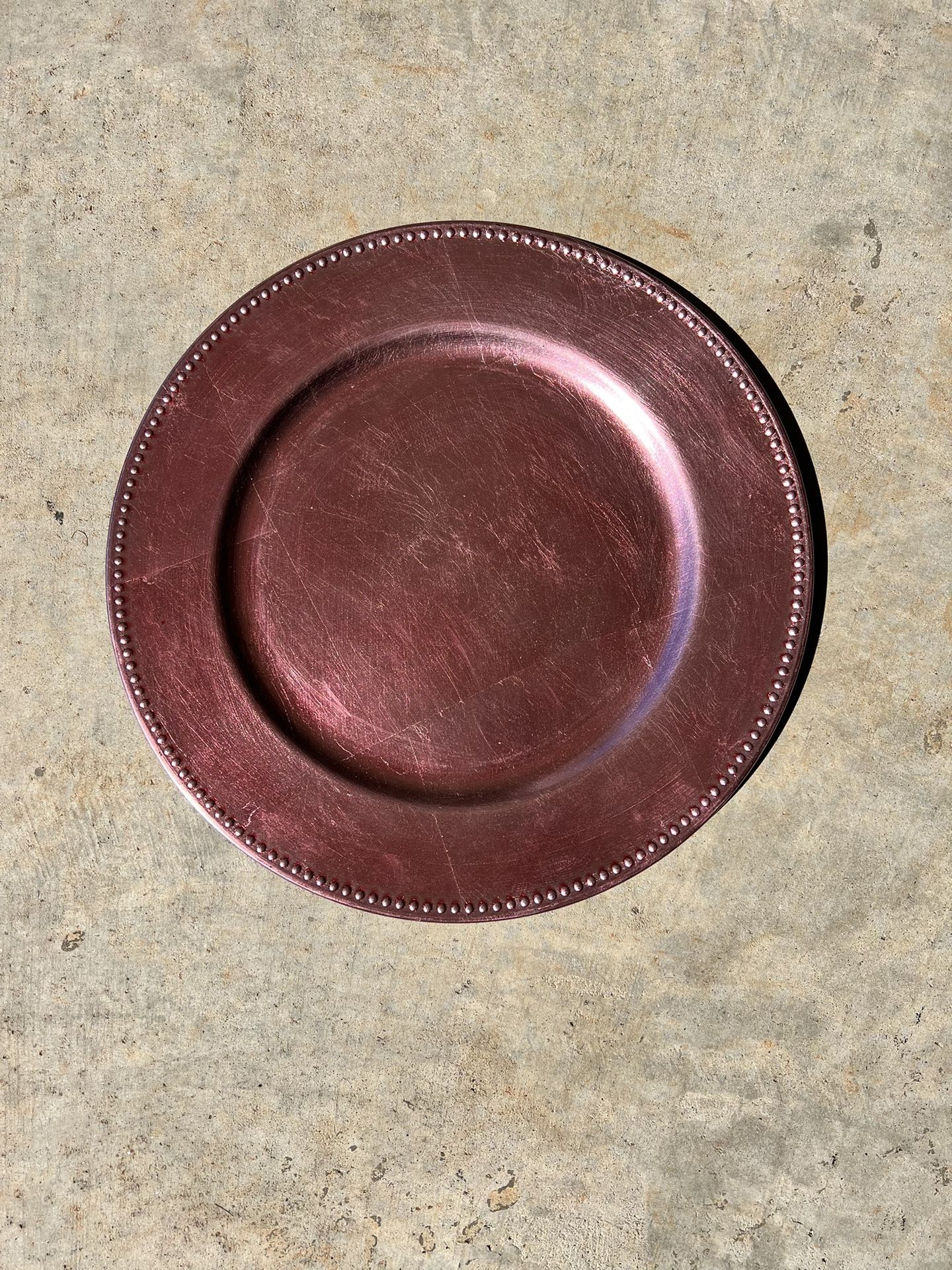 Blush Charger Plates 