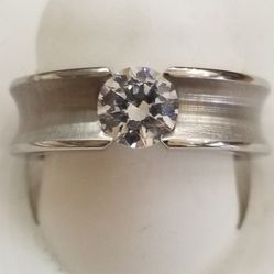 Ring Stainless Steel And Cz