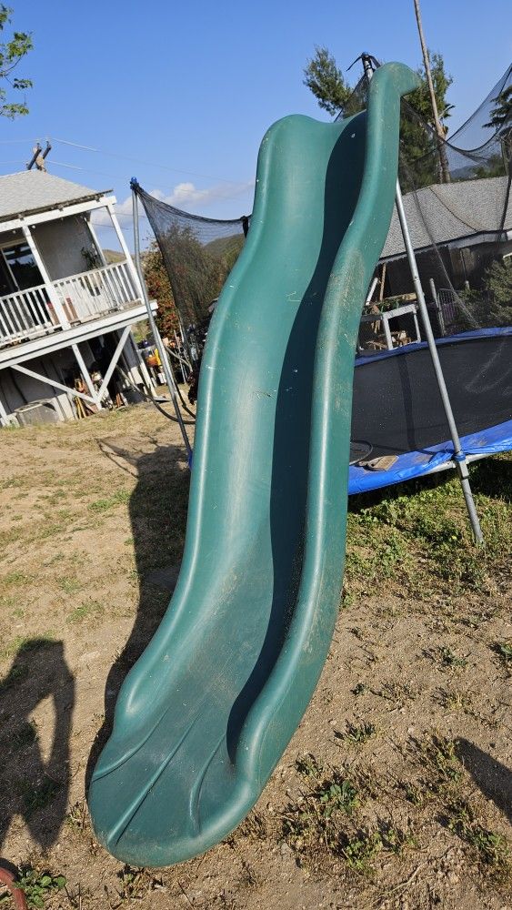 Backyard Gym Equipment Slide 6 Ft Tall