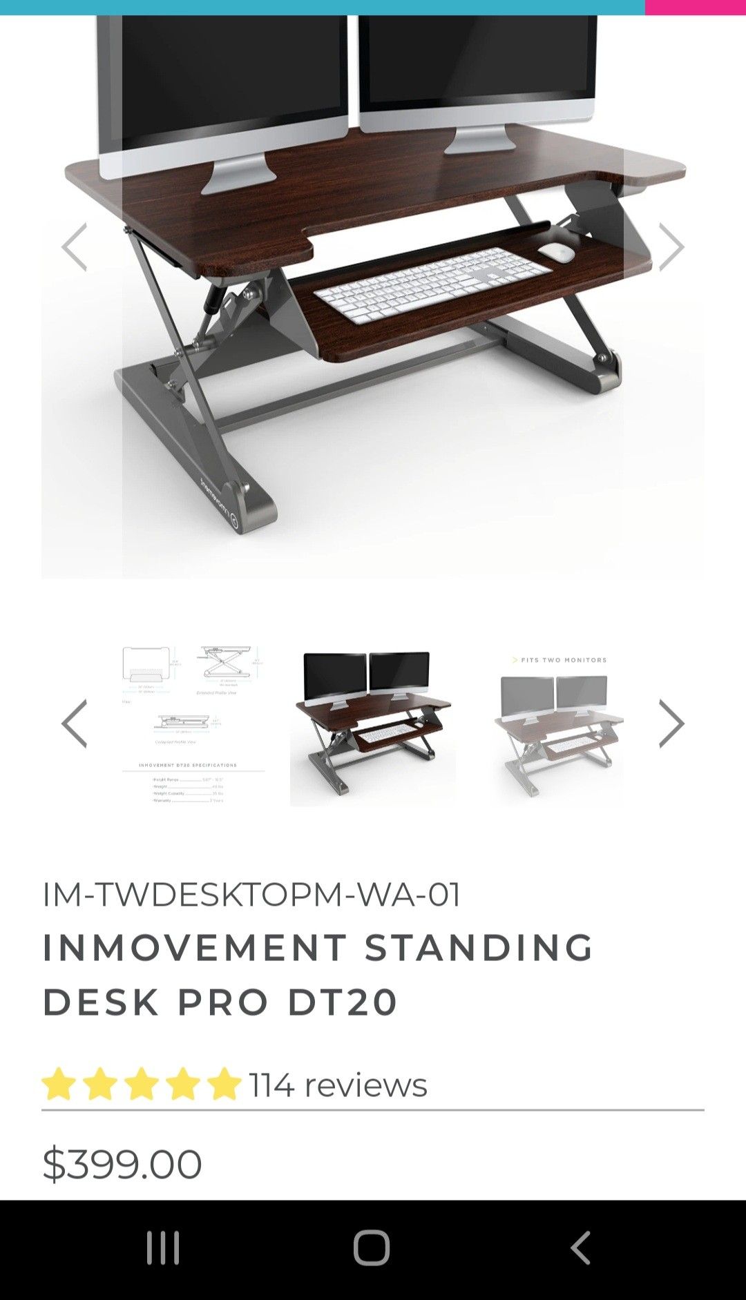 Sit stand desk mount