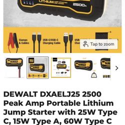 Dewalt Jump starter