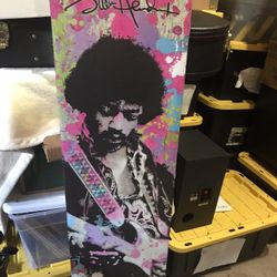 Rare JIMI HENDRIX CANVAS PAINTING 