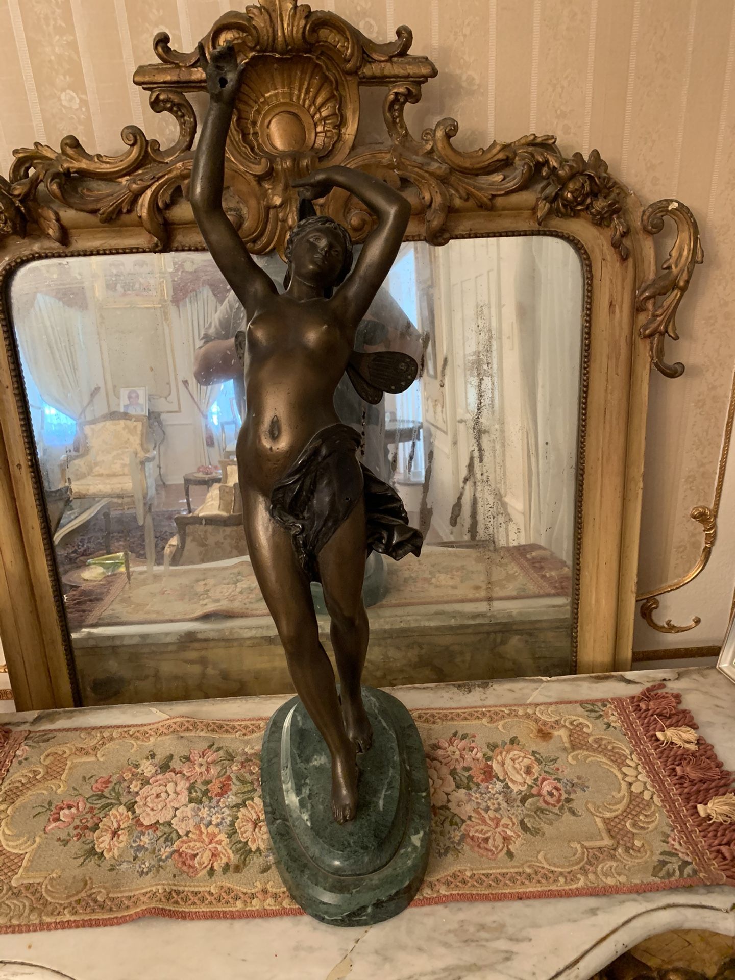 Bronze Fairy Statue