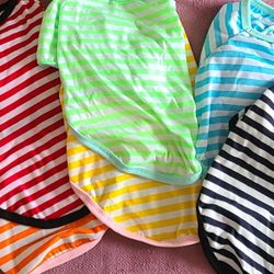 Six Medium Unisex Dog Shirts $10