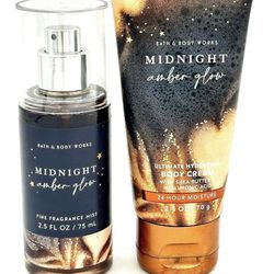 Bath & Body Works Midnight Amber Glow Mini Set 