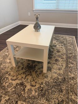 IKEA LACK Coffee Table — White, w/ Lower Shelf — $25
