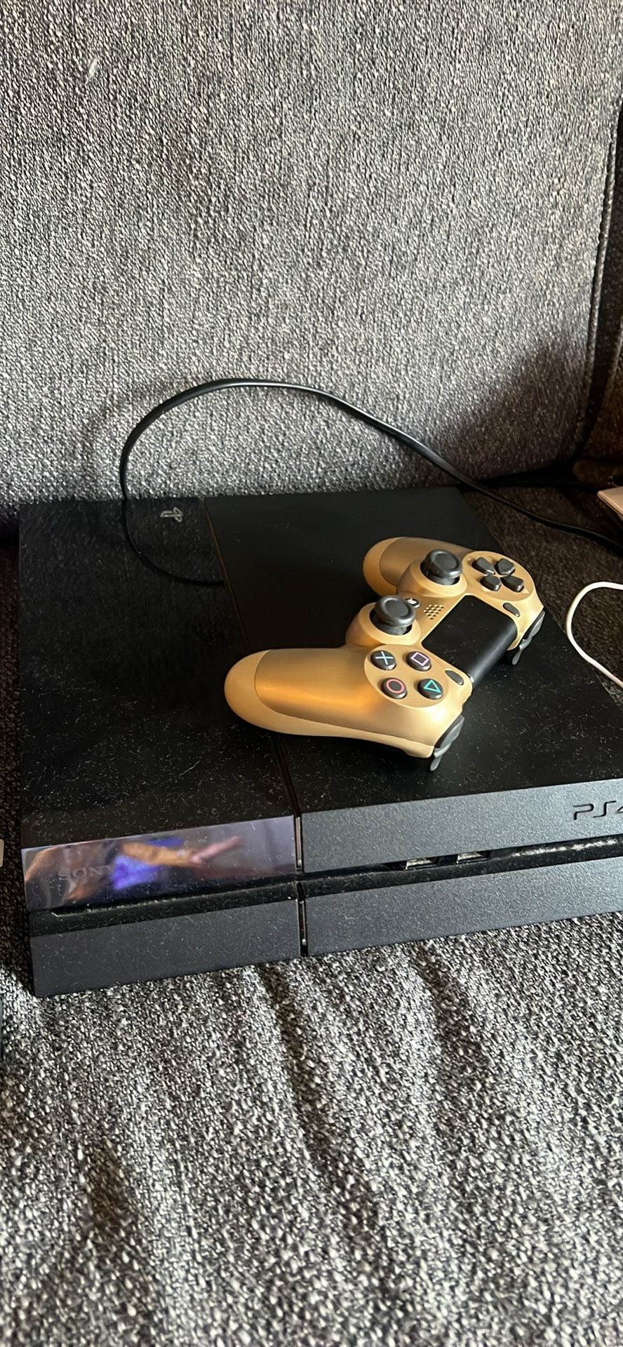 PS4 and controller