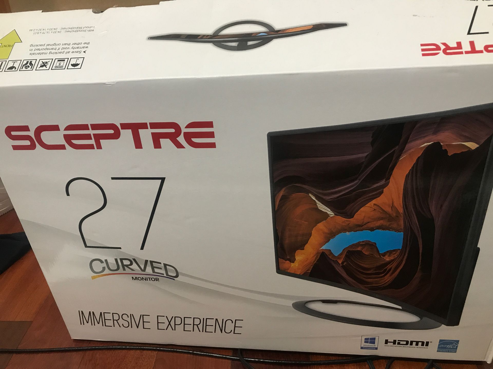 Sceptre ‘27’ Curved Monitor.