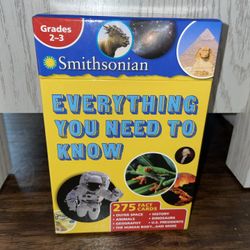Smithsonian Everything You Need to Know: Grades 2-3 - Paperback - VERY GOOD