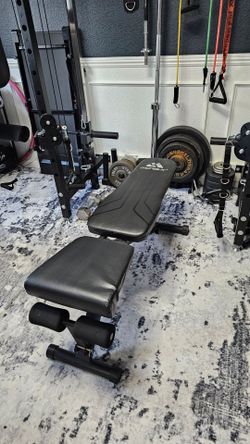 Mcnblk Adjustable Weight Workout Bench Flat, Incline, Decline - Best offer