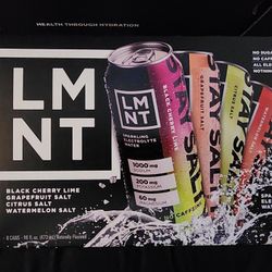 LMNT First Edition Electrolytes Drink 16oz cans pack of 8