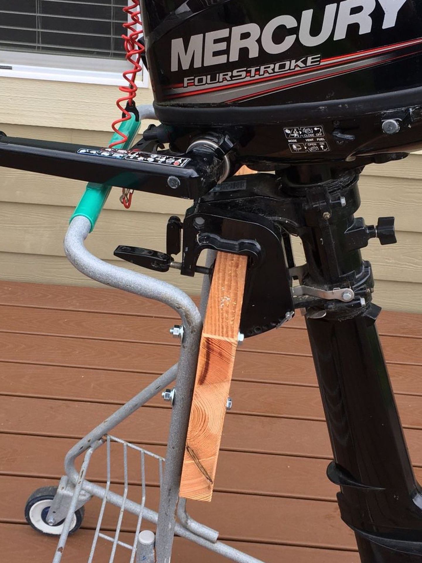 6 HP 24” Long Shaft Outboard four stroke Motor Boat kayak