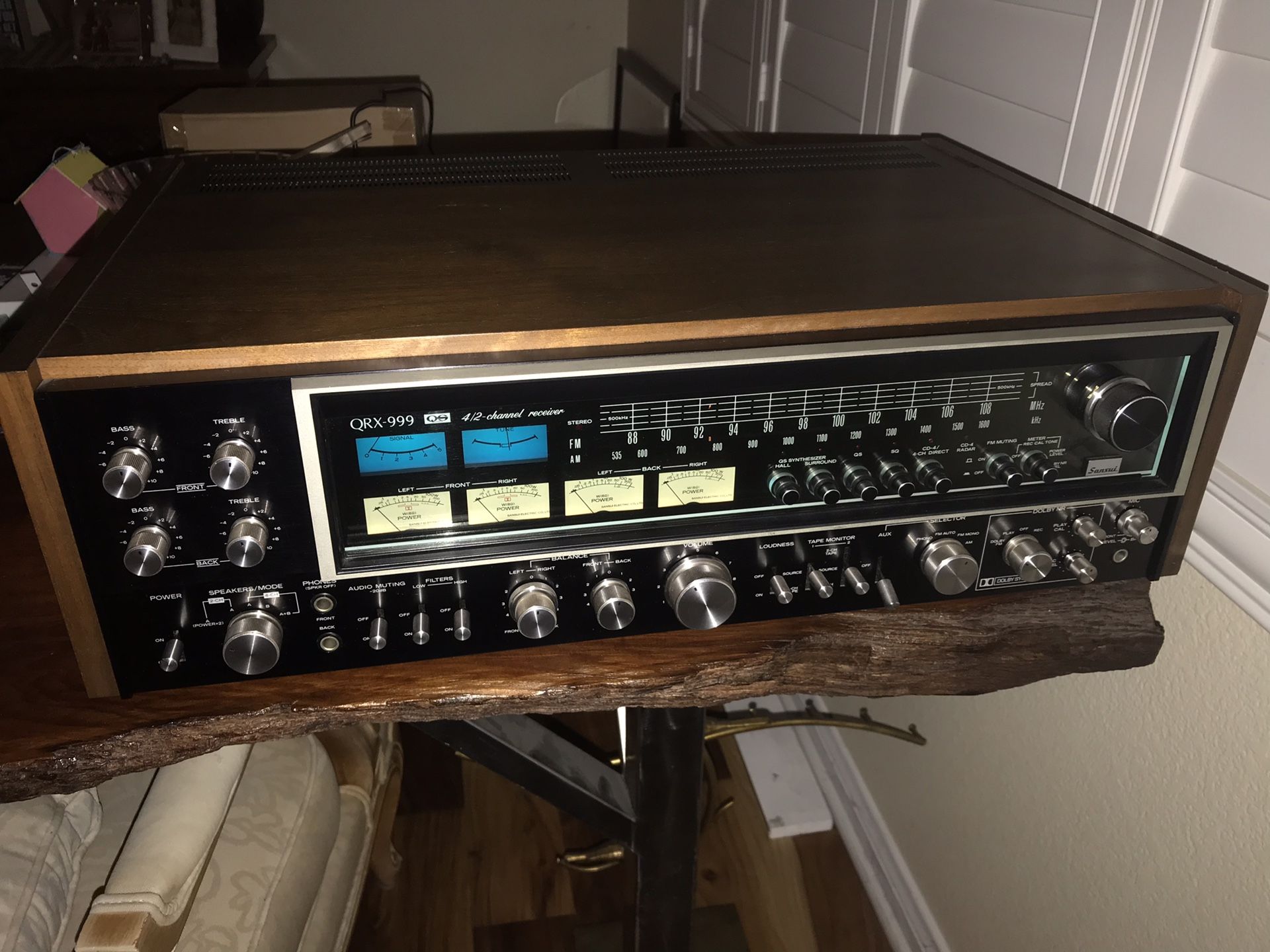 Sansui QRX 999 vintage receiver BEAUTIFUL