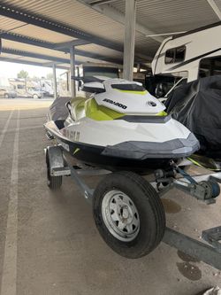 I'm selling a 2016 Bombardier with its dual trailer.