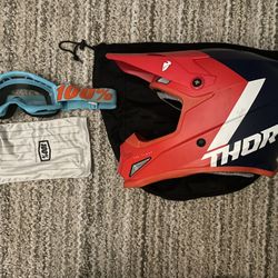 Thor motocross helmet