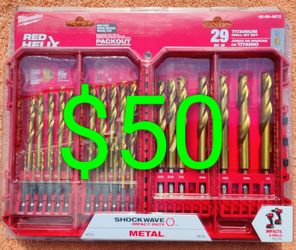 Milwaukee® 20Pc. Titanium Drill Bits Set