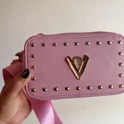Pink valentino camera purse