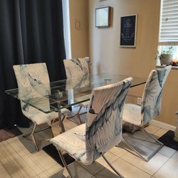 Glass Dining Table 