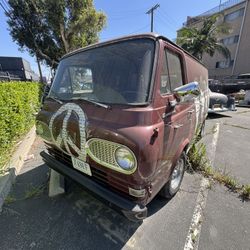 1960s Ford econoline E-100 Van Cargo 
