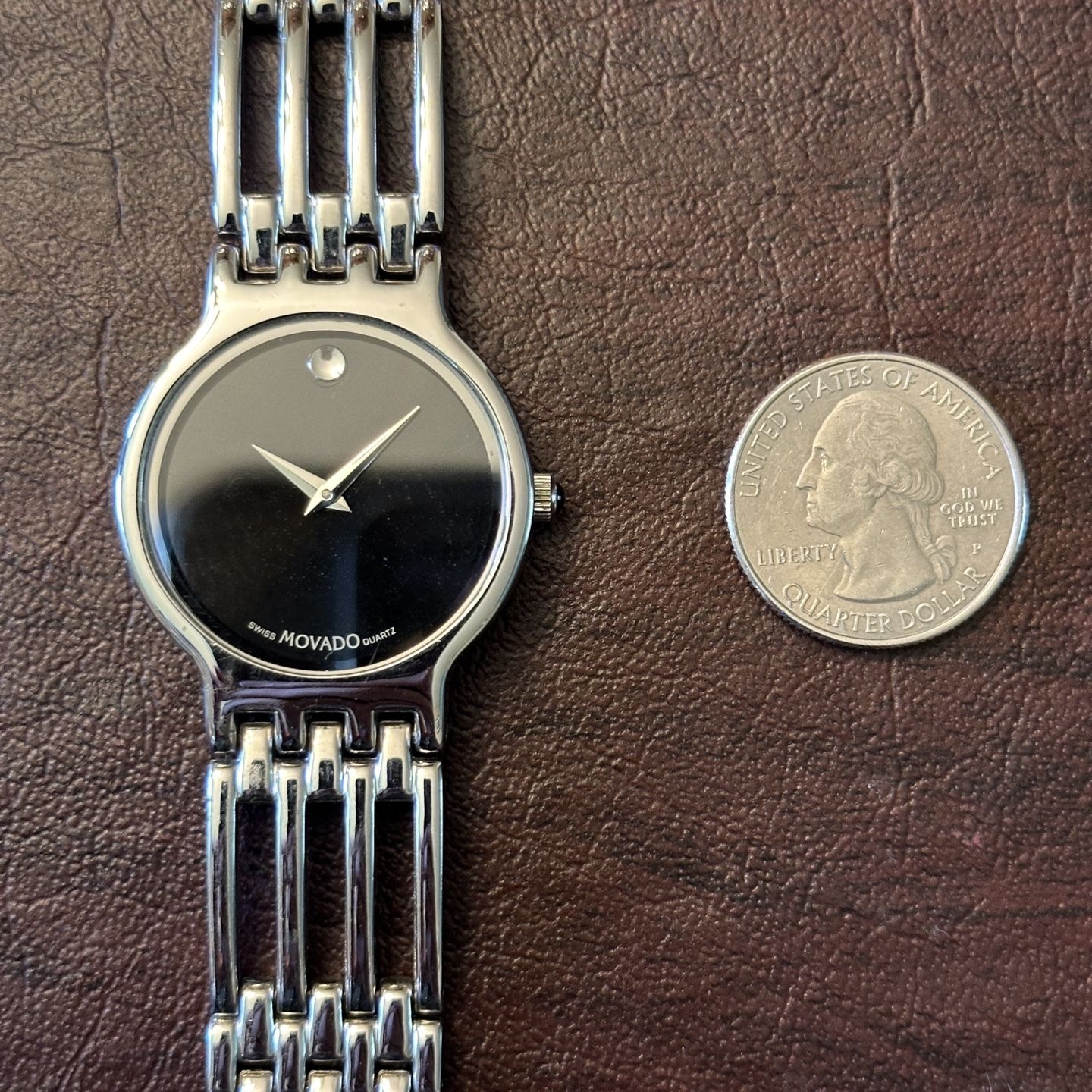 WOMENS CLASSIC AUTHENTIC MOVADO SWISS MUSEUM WATCH 86 A1 