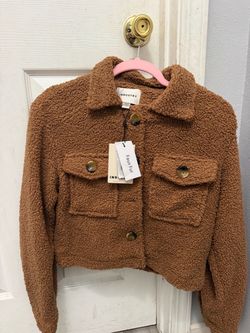 Industry Republic Clothing Faux Fur Teddy Jacket