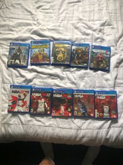 10 PS4 games all work