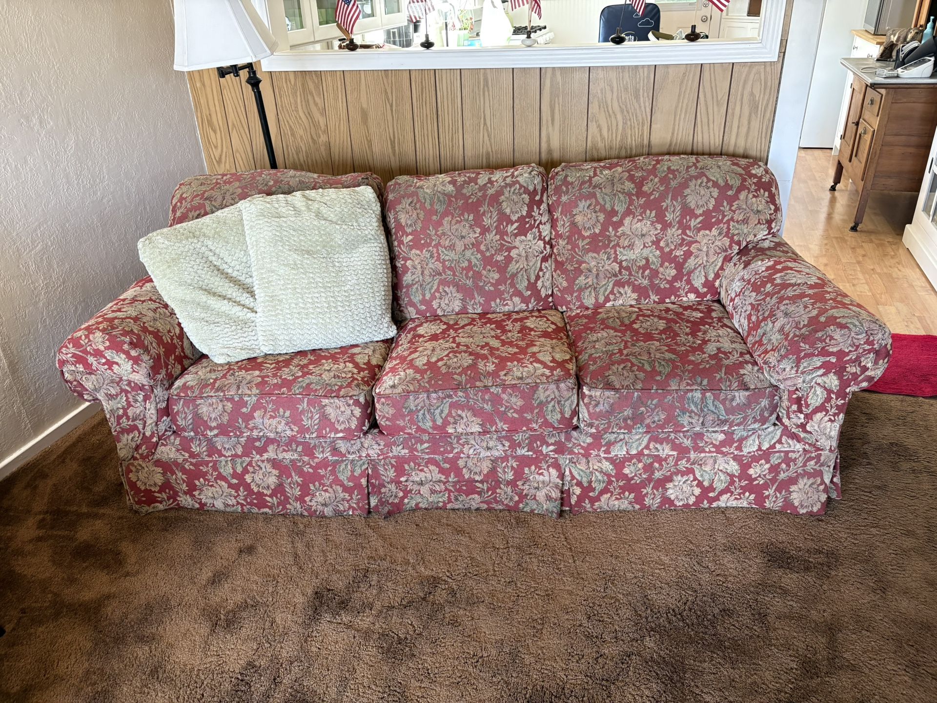 Free 7 Foot Sofa 5 Foot Matching Loveseat