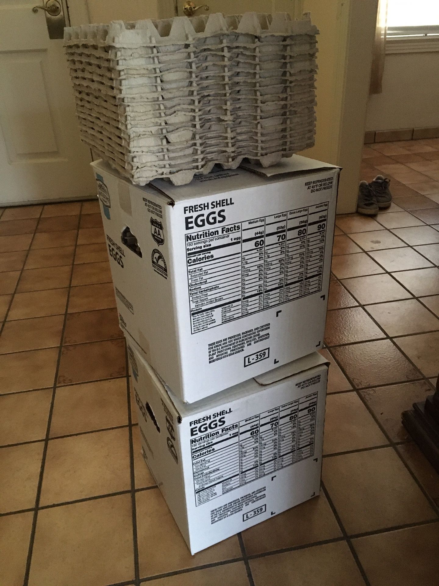 Egg crates,32 in box. $1 each crate or $20 for a box.