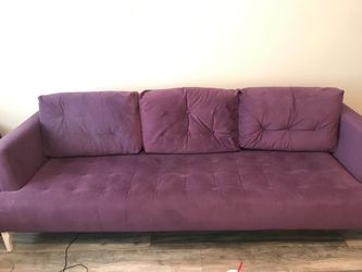 Purple couch