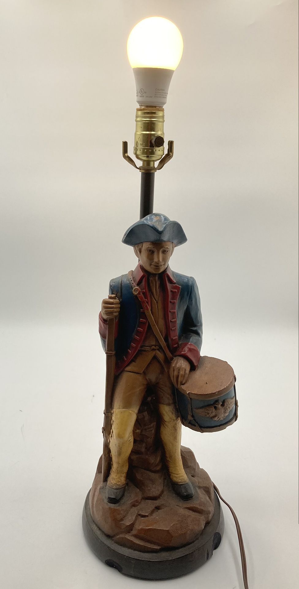 Colonial soldier Vintage Lamp