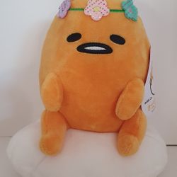 Gudetama Easter Plush 8" NWT