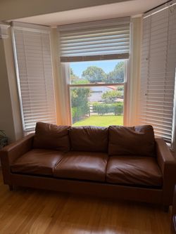 Leather sofa