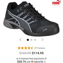Women's Puma Steel Toe Work Shoe