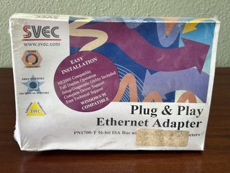 SVEC Plug & Play Ethernet adapter with BNC and RJ-45