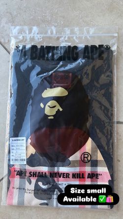 A Bathing Ape BAPE Black T-Shirt Size Small