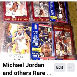 Michael Jordan And Other Rare Basketball Cards