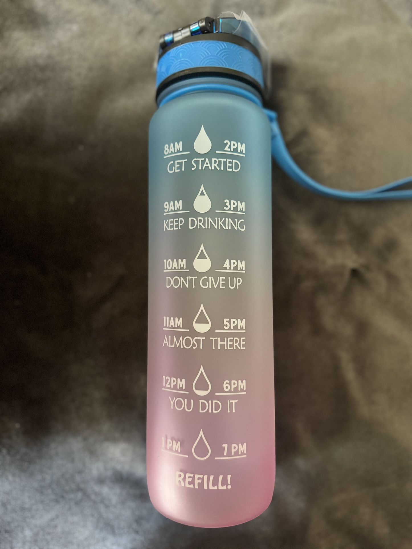 Motivational Water Bottle 32oz