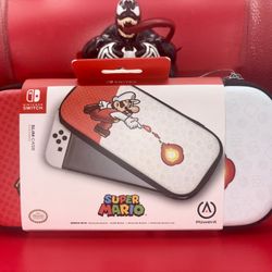 PowerA Slim Case for Nintendo Switch, Switch OLED & Switch Lite Fireball Mario