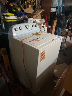 Brand new Whirlpool washer and gas dryer