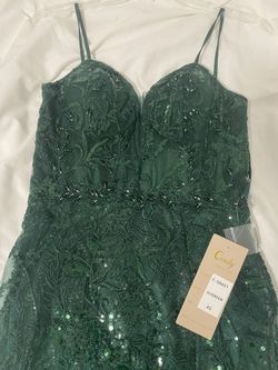 Prom Dress Emerald Green