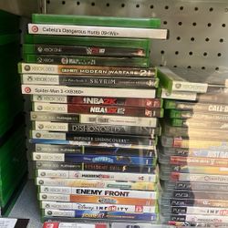 Xbox 360 And Xbox One And PS3 Games