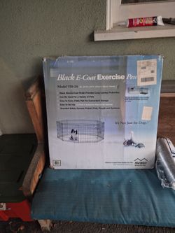MidWest Black E-Coat Exercise Pen Model 550-24