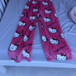 Hello Kitty Pijama Pants For Women Size Small