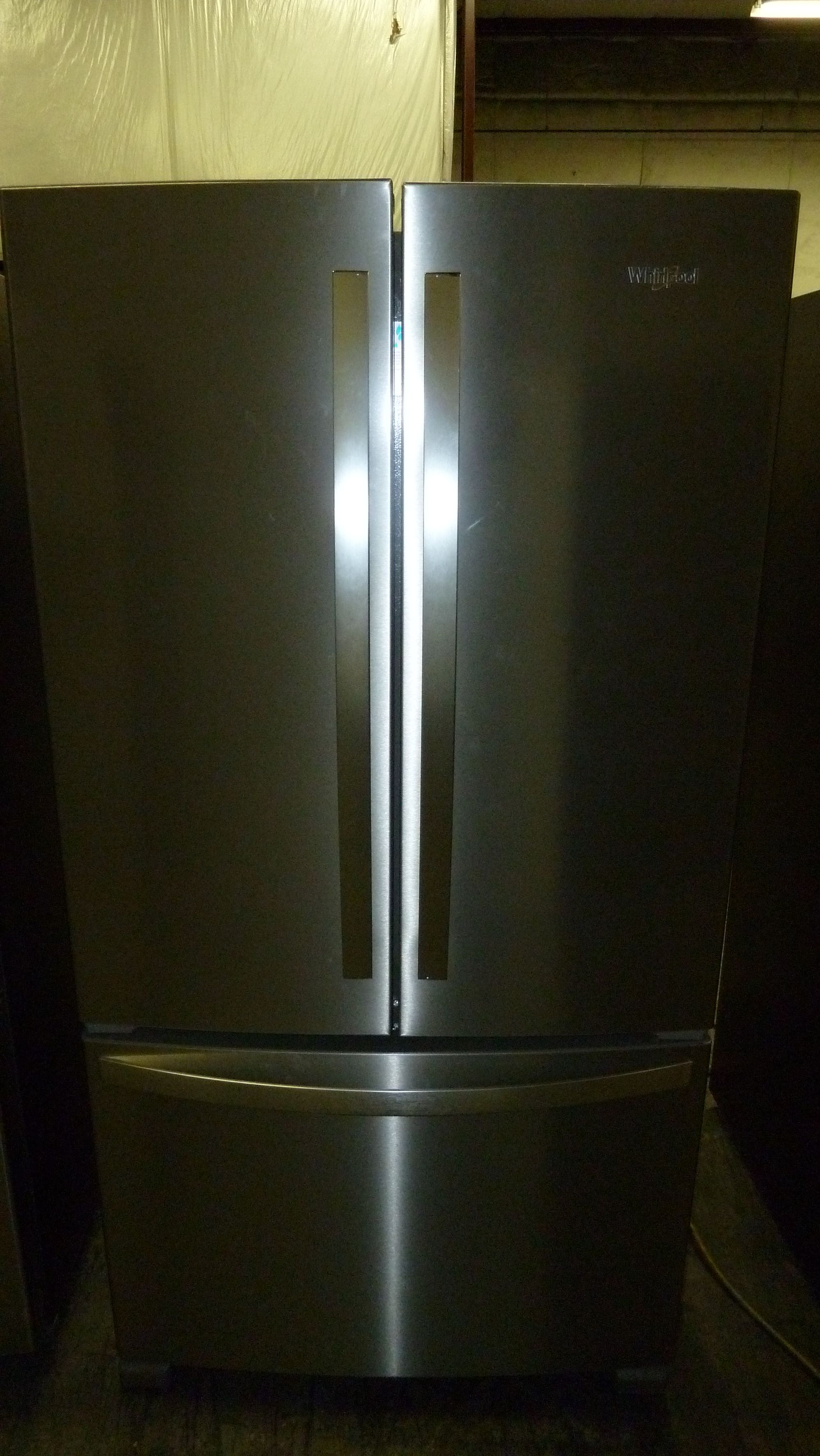 Whirlpool 25.2 cu ft French Door Refrigerator with Ice maker Stainless Steel WRF535SWHZ