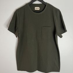 Taylor Stitch The Heavy Bag Tee Shirt Mens Size 40 Green