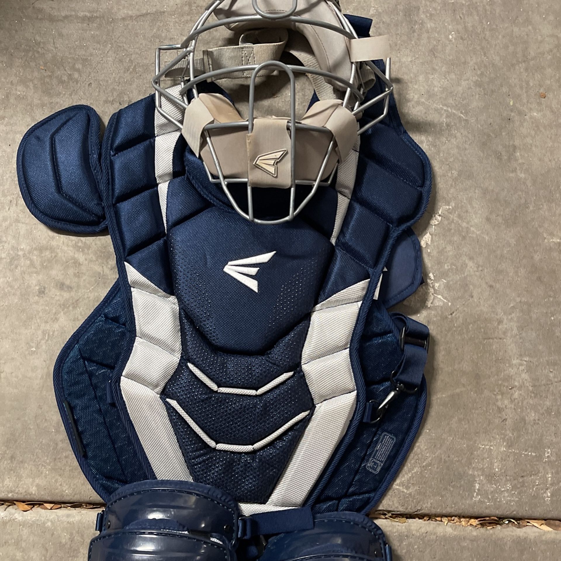 Easton Catchers Gear Used Adult/Young Adult Navy/Grey