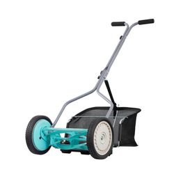 Push Reel Lawn Mower With Grass Catcher