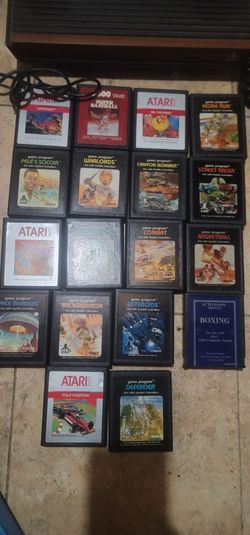 Atari vintage 3 joysticks 18 games