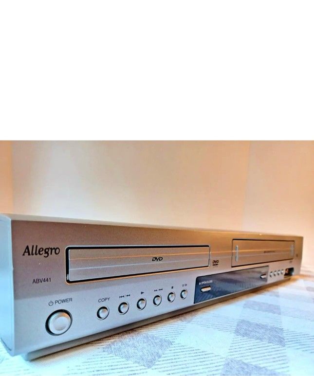 Dvd high quality vcr combo allegro