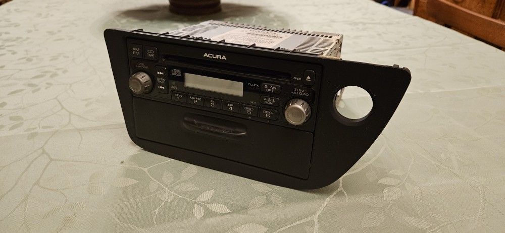 OEM 05 Acura RSX Head Unit & Bezel.